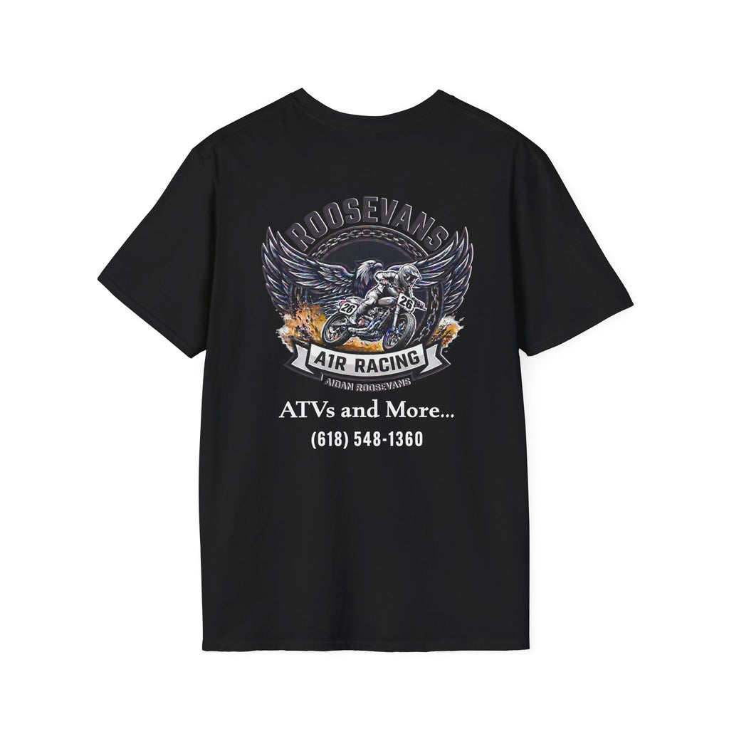 Aidan RoosEvans “Stars, Speed & Flat Track” T-Shirt (Black)