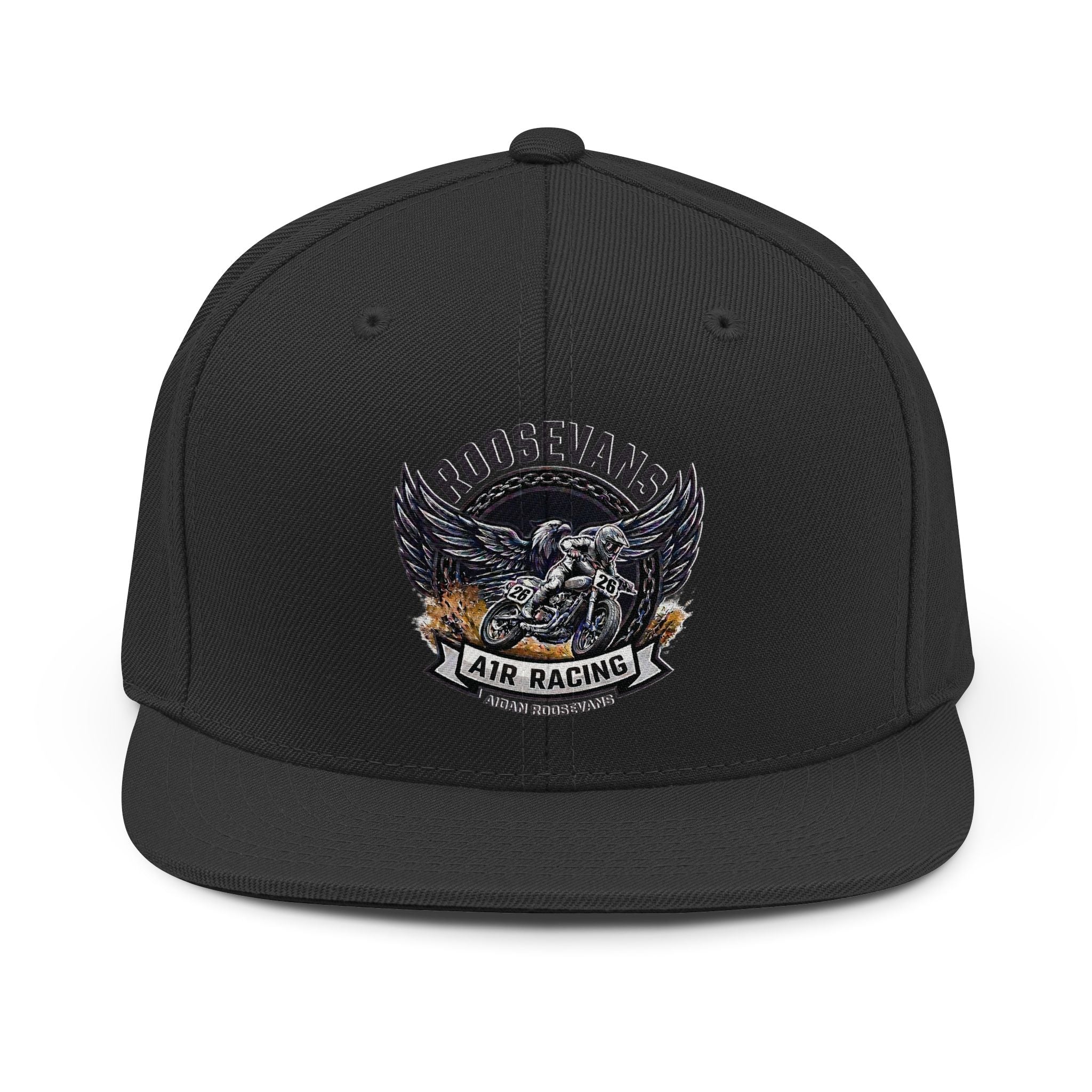 Air Racing Snapback Hat — Vintage Eagle