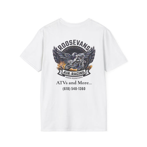 Aidan RoosEvans “Stars, Speed & Flat Track” T-Shirt (White)